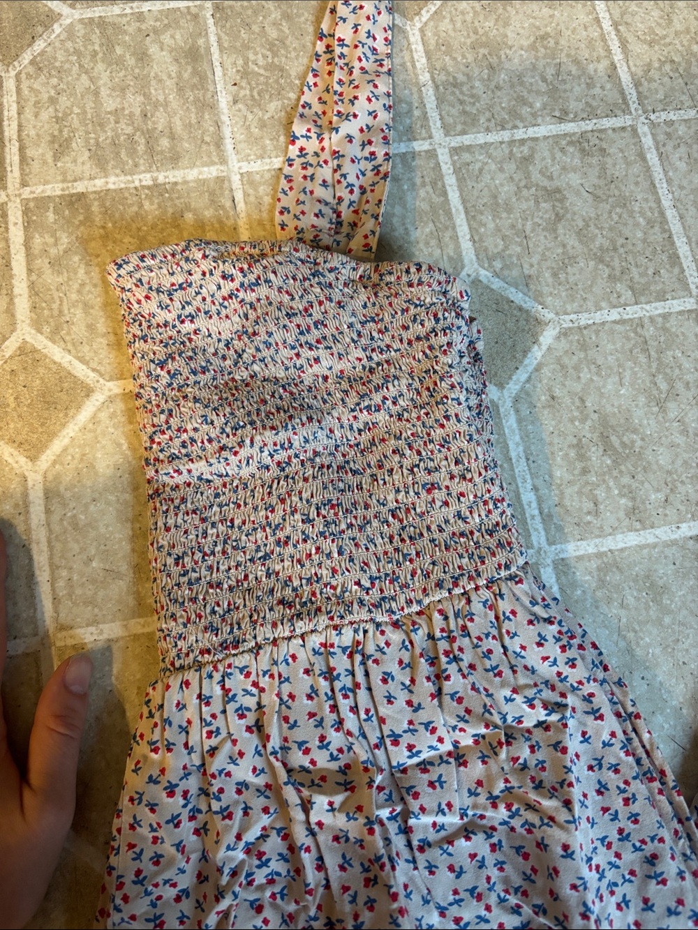 Dokotoo Floral Cream Sleeveless Wide-Leg Jumpsuit - Picture 3 of 4